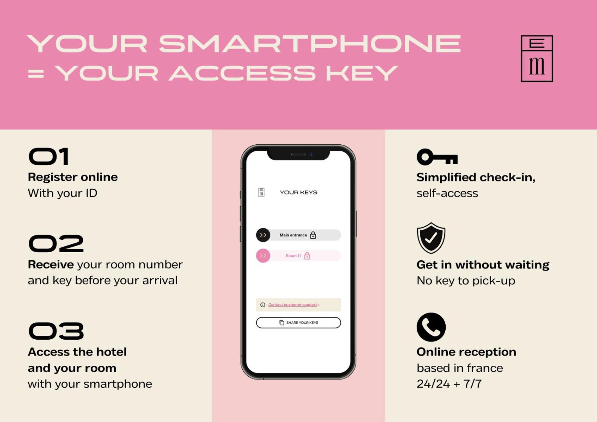 Hotel Corneille - Entree Autonome, Reception En Ligne - Encore Mieux 3*